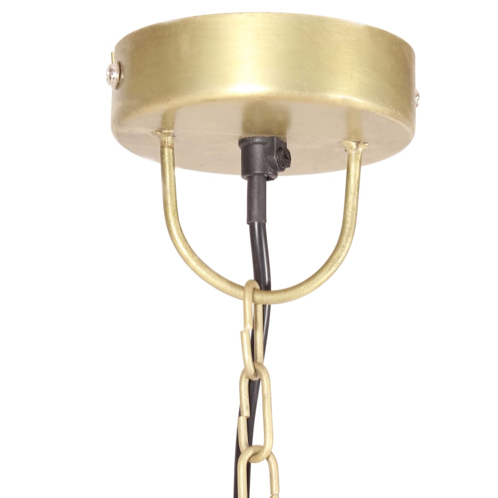 Lampă suspendată, 25 W, culoare alamă, rotund, 48 cm, E27