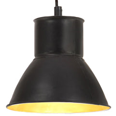 Lampă suspendată, negru, rotund, 17 cm, 25 W, E27