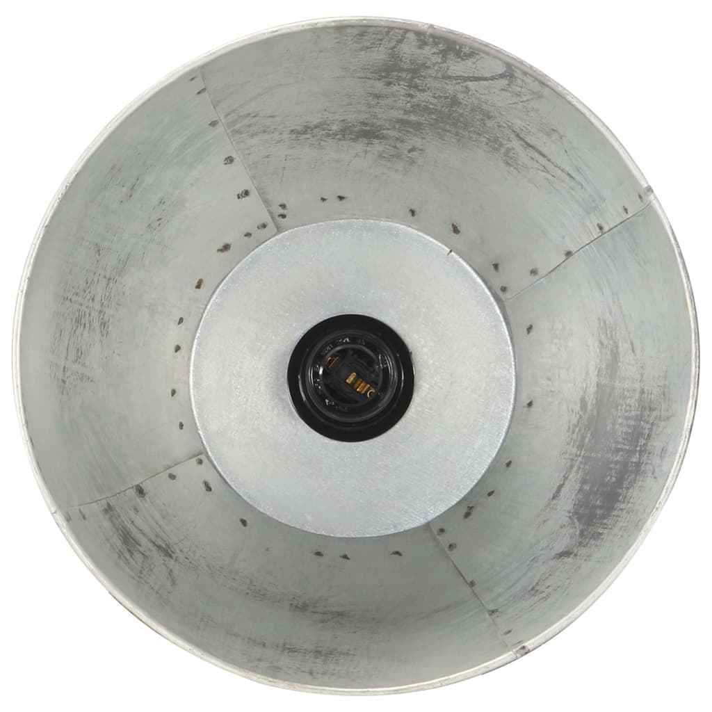 Lampă de podea, argintiu, lemn masiv de mango, E27