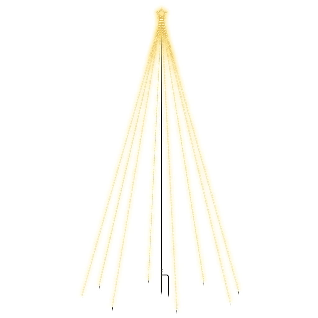 Cascadă lumini pom Crăciun 2,5 m interior/exterior 400 leduri