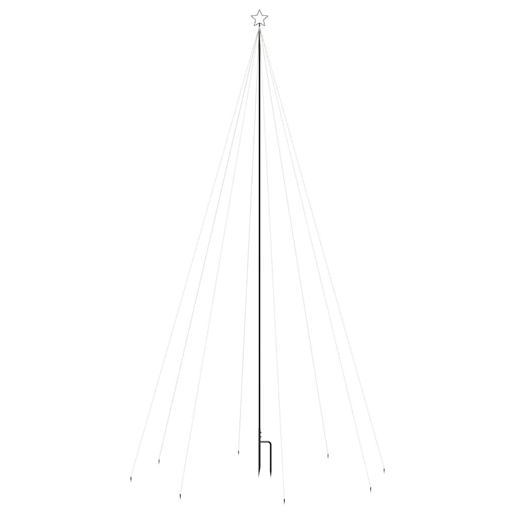 Cascadă lumini pom Crăciun 2,5 m interior/exterior 400 leduri