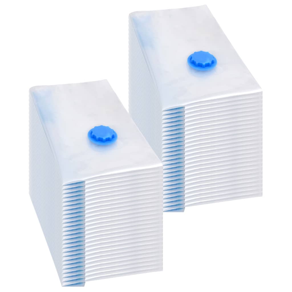 Saci vidați îmbrăcăminte depozitare voiaj 50 buc. 60x40 cm