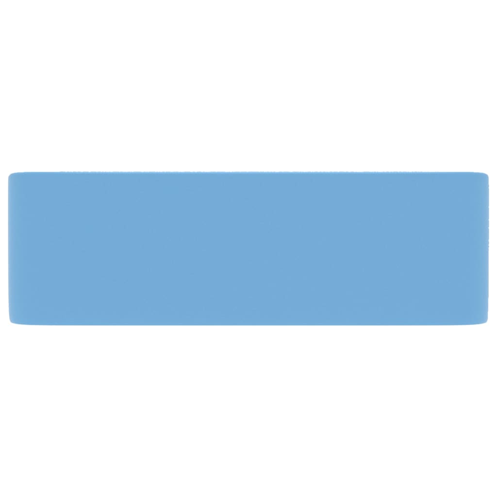 Chiuvetă de baie lux albastru deschis mat 41x30x12 cm ceramică