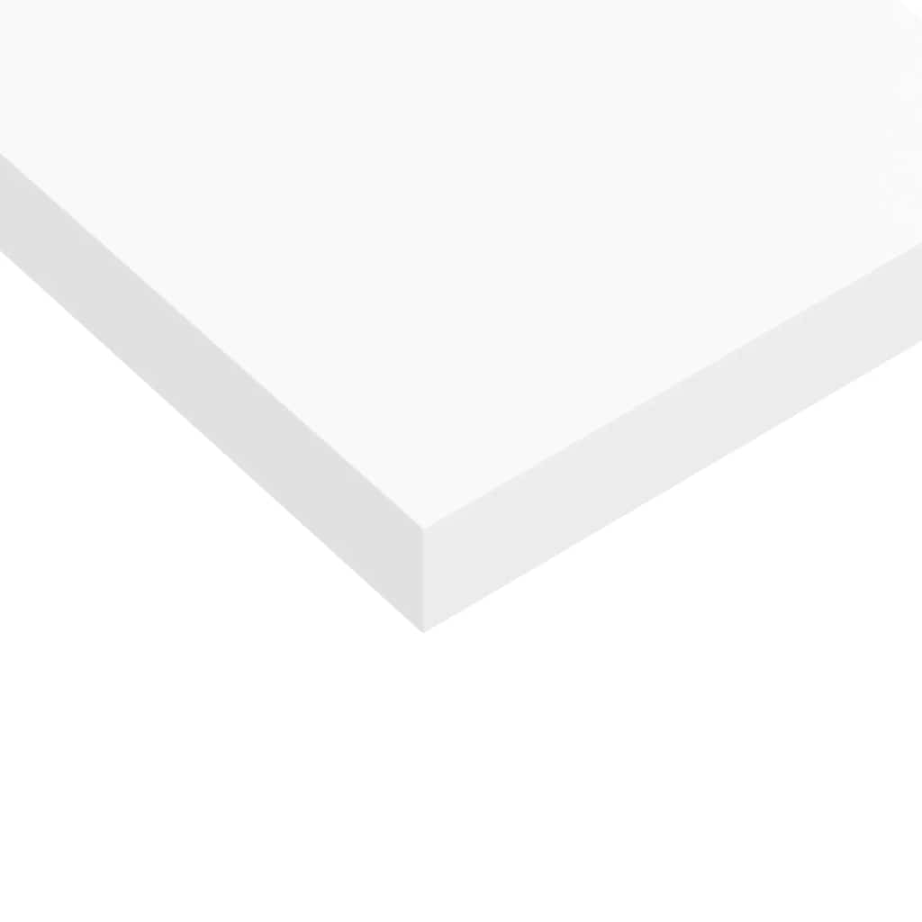 Raft de perete suspendat, alb, 120x23,5x3,8 cm, MDF