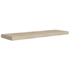 Rafturi de perete suspendate 2 buc., stejar, 90x23,5x3,8 cm MDF