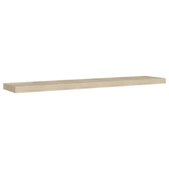 Rafturi perete suspendate, 4 buc., stejar, 120x23,5x3,8 cm, MDF