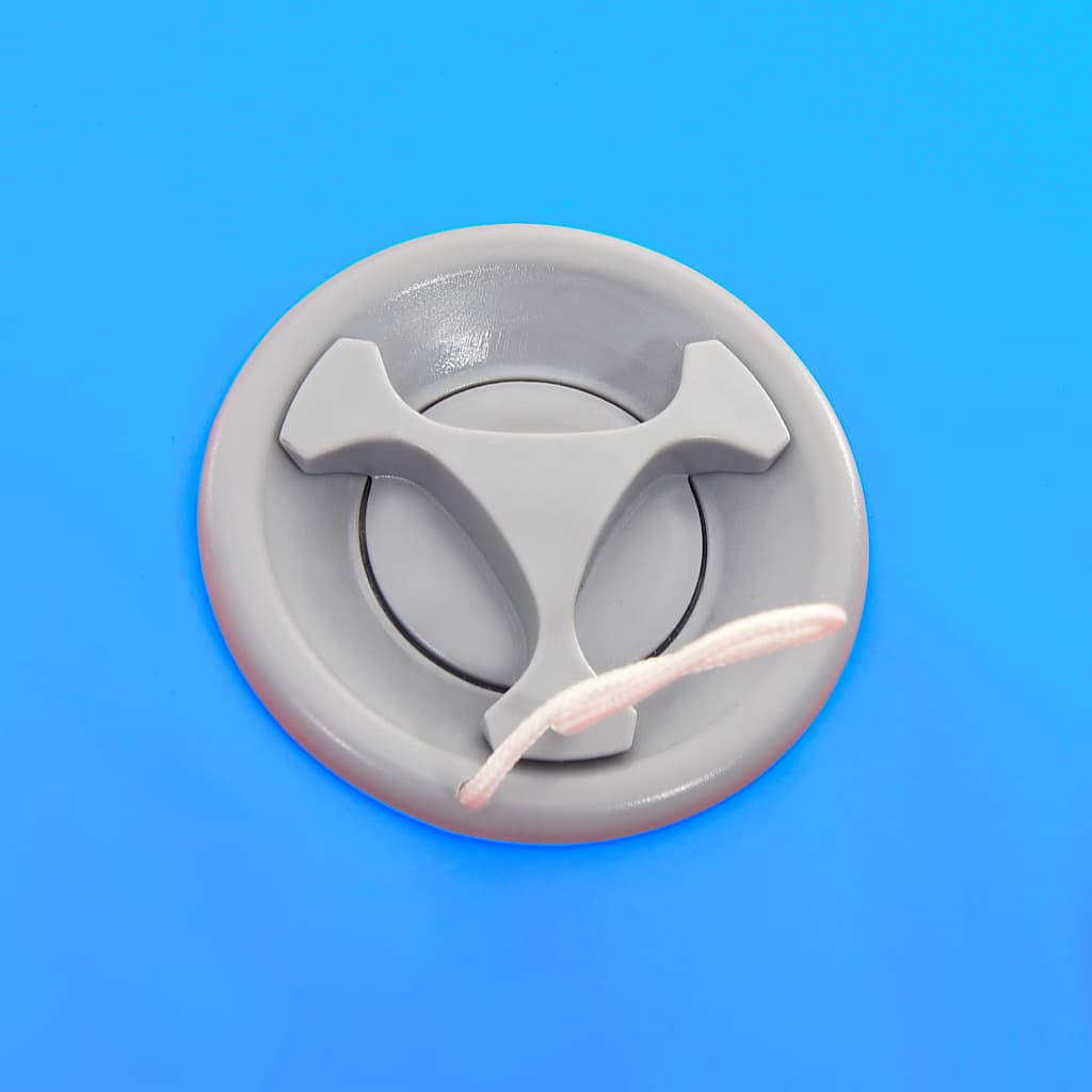 Rulou de gimnastică gonflabil cu pompă, albastru, 120x90 cm PVC