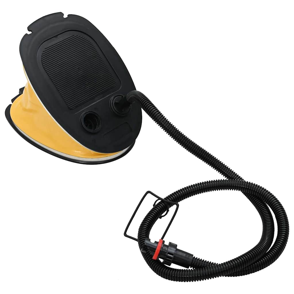 Rulou de gimnastică gonflabil cu pompă, albastru, 120x90 cm PVC