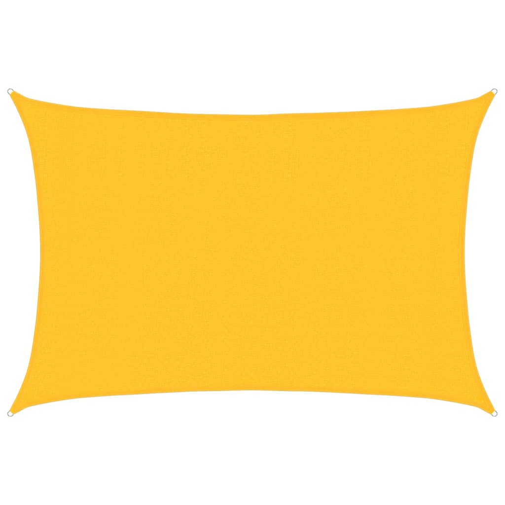 Pânză parasolar, galben, 3x5 m, HDPE, 160 g/m²