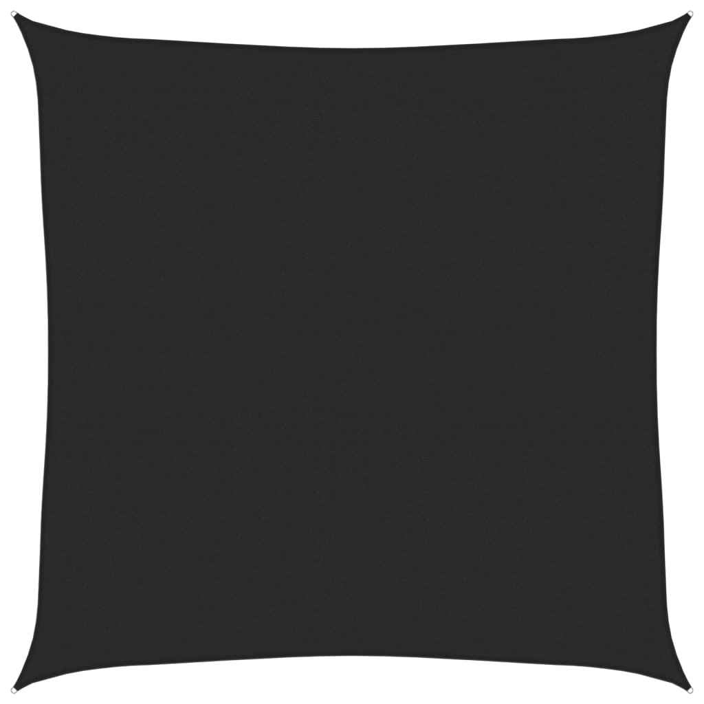 Pânză parasolar, negru, 5x5 m, HDPE, 160 g/m²
