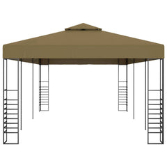 Pavilion de grădină, gri taupe, 6 x 3 x 2,7 m, 180 g/m²