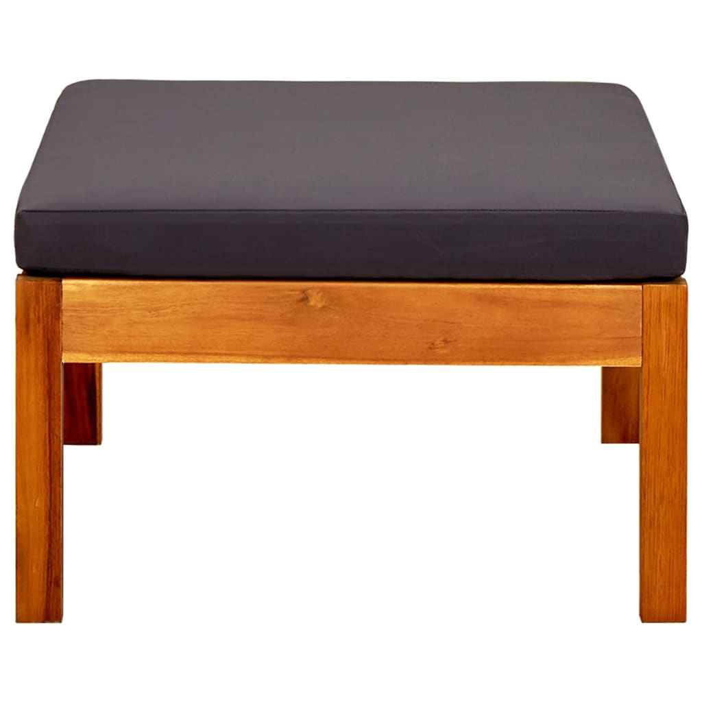 Taburete de grădină, 2 buc., lemn masiv de acacia