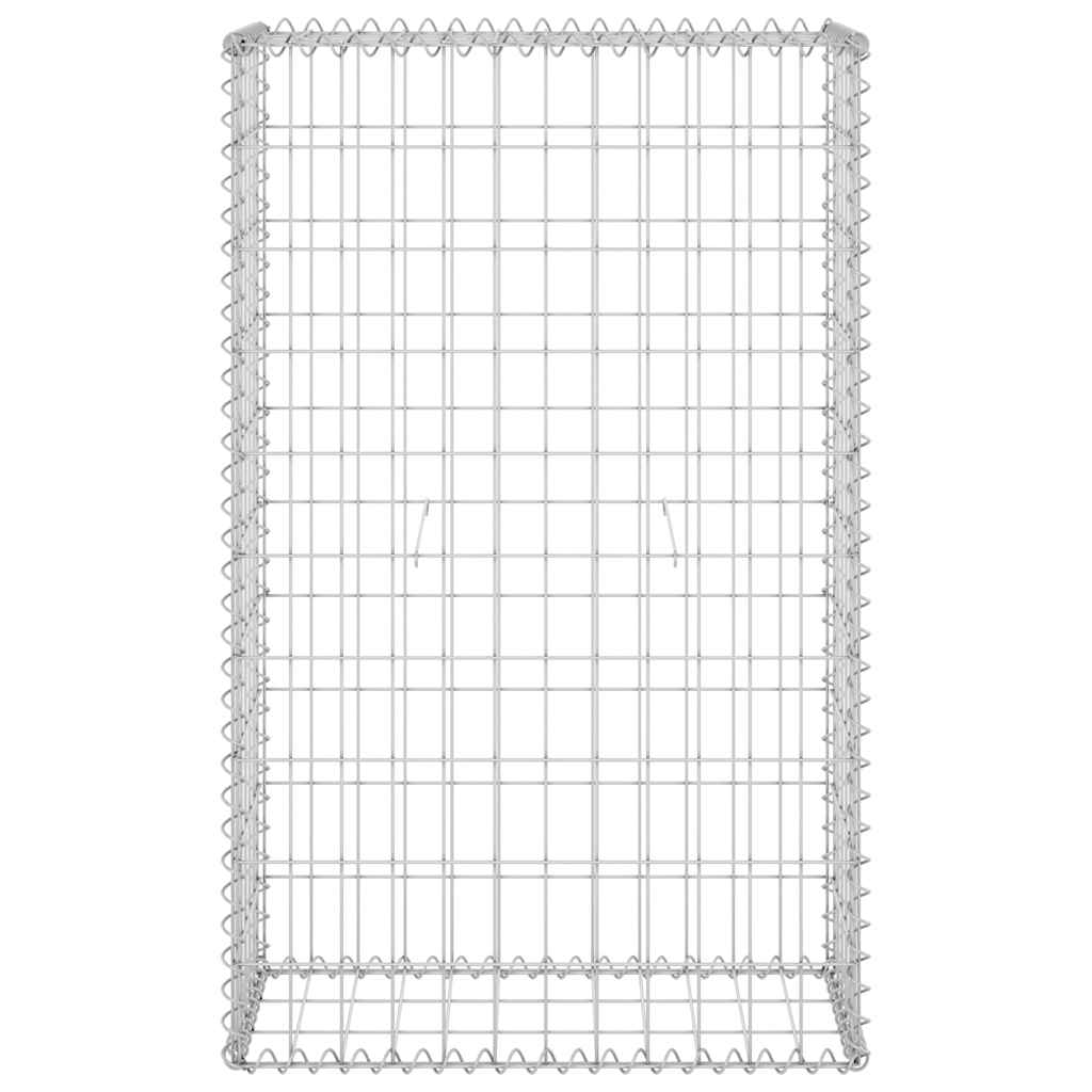 Perete gabion cu capace, 60 x 30 x 100 cm, oțel galvanizat