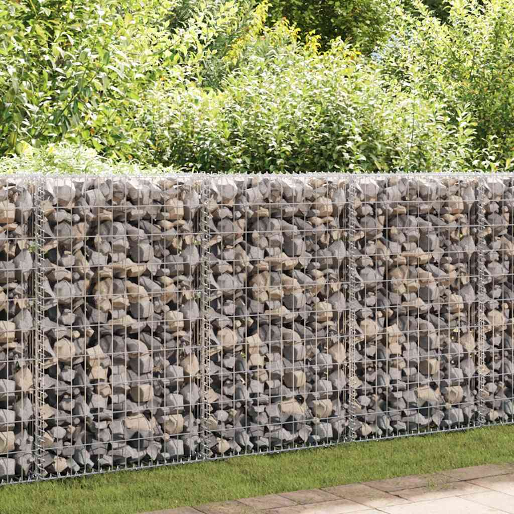 Perete gabion cu capace, 60 x 30 x 100 cm, oțel galvanizat