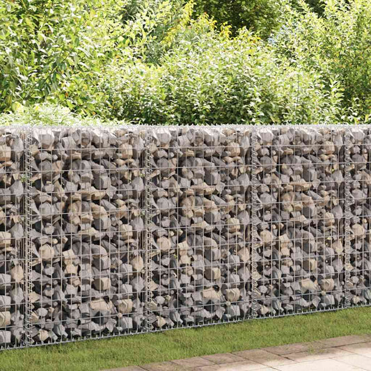 Perete gabion cu capace, 60 x 30 x 100 cm, oțel galvanizat