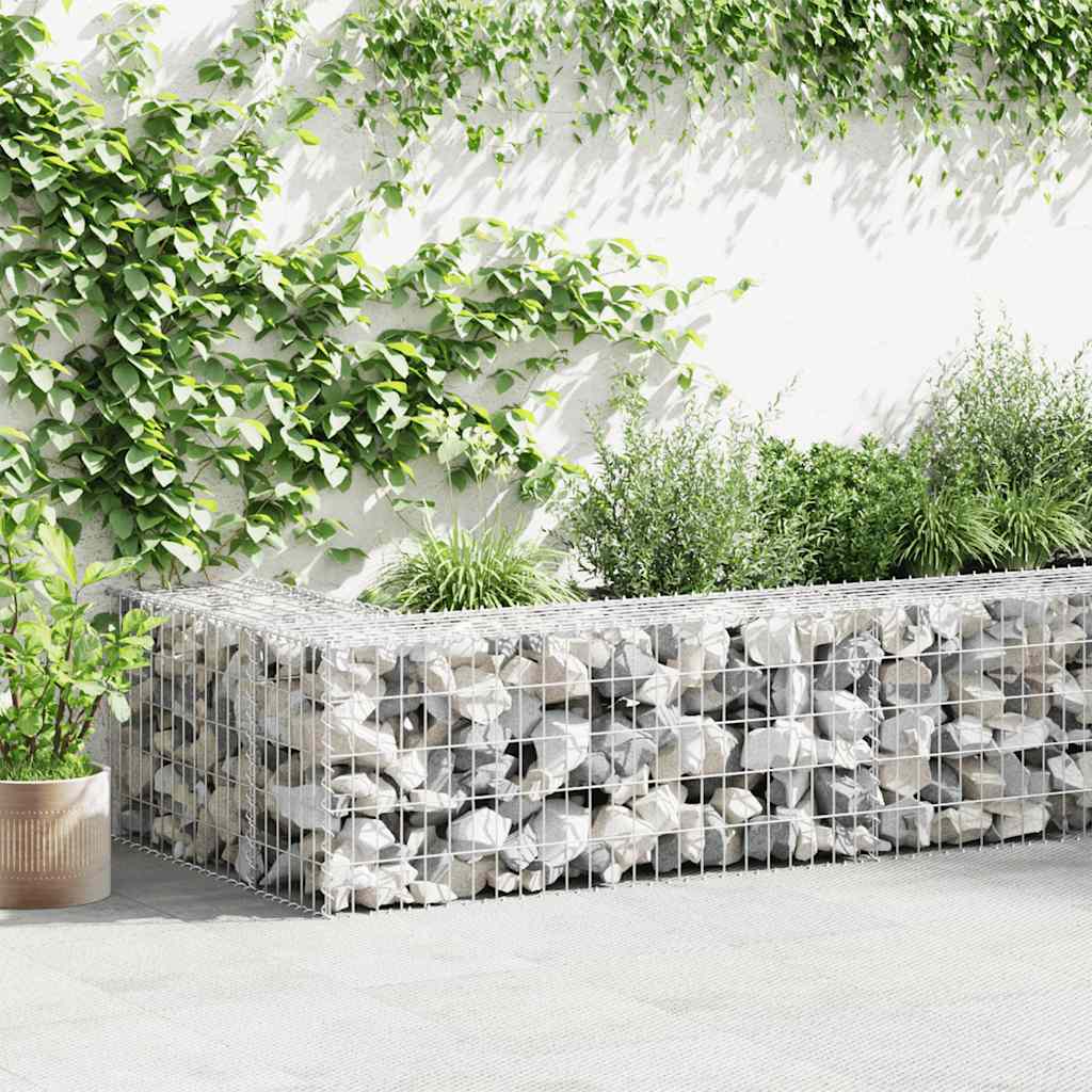 Perete gabion cu capace, 900 x 30 x 50 cm, oțel galvanizat