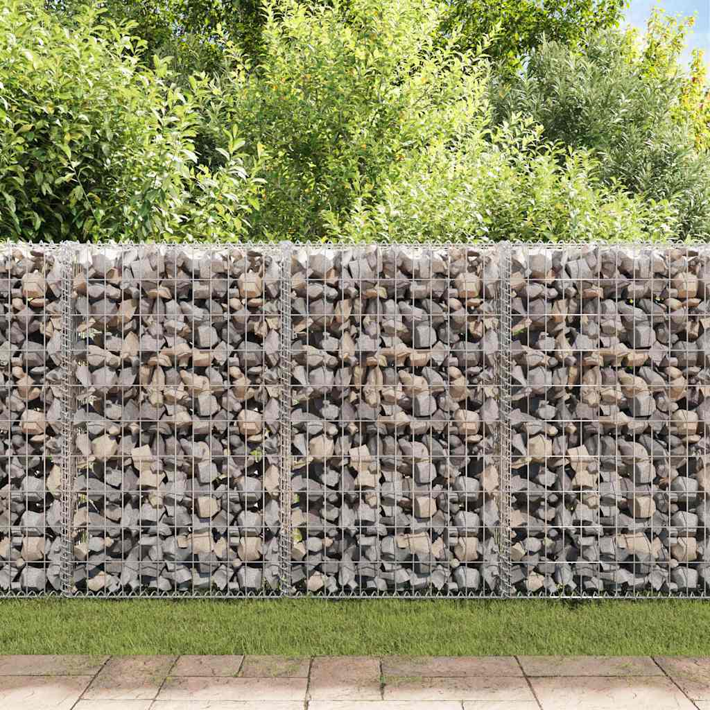 Perete gabion cu capace, 300 x 30 x 100 cm, oțel galvanizat