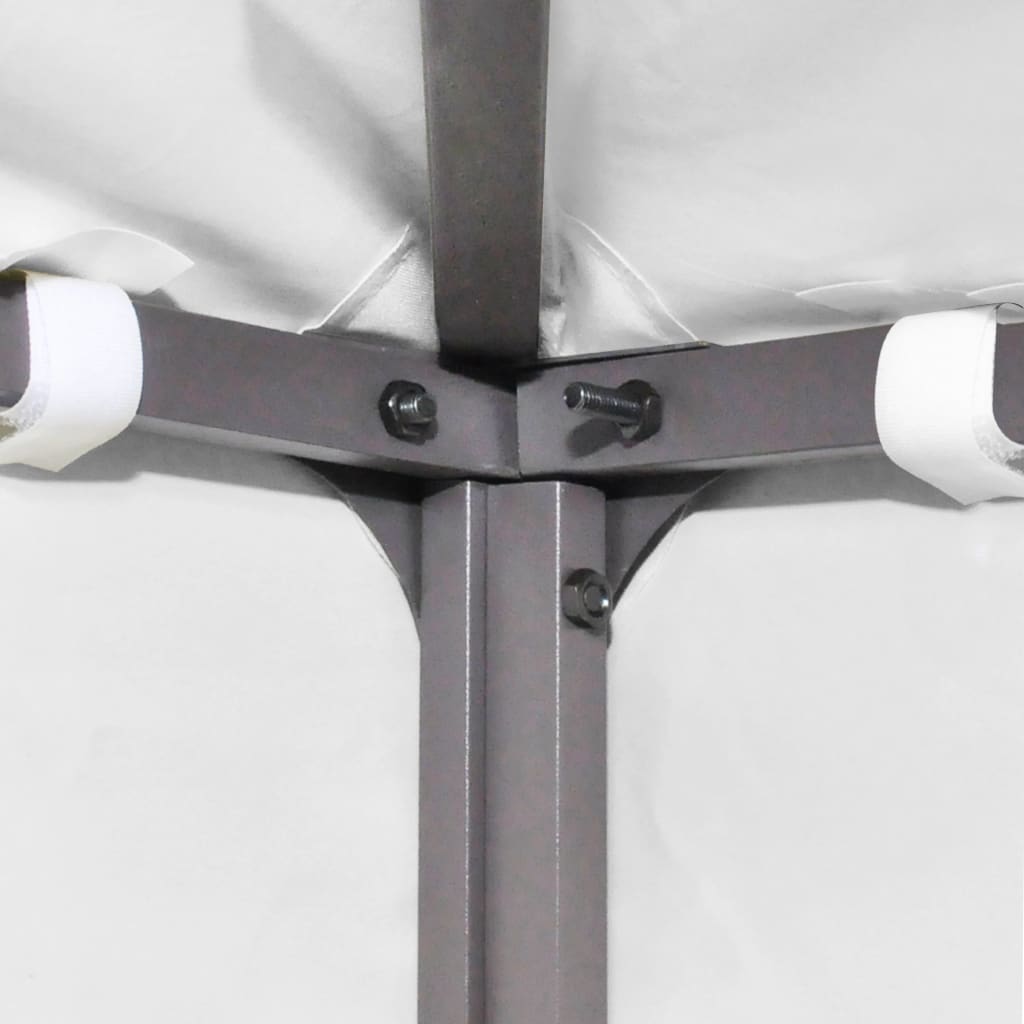 Acoperiș de pavilion cu 2 niveluri, alb, 3x3 m, 310 g/m²