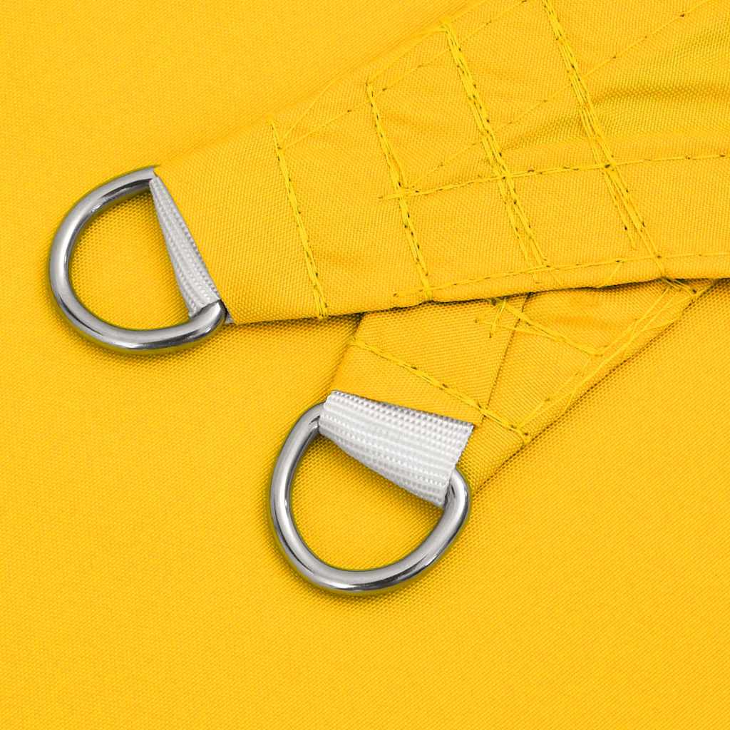 Pânză parasolar, galben, 6x6 m, țesătură oxford, pătrat