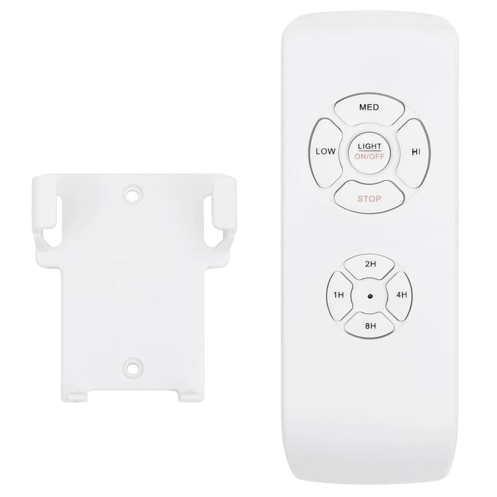 Ventilator tavan cu iluminare/telecomandă, maro închis, 108 cm