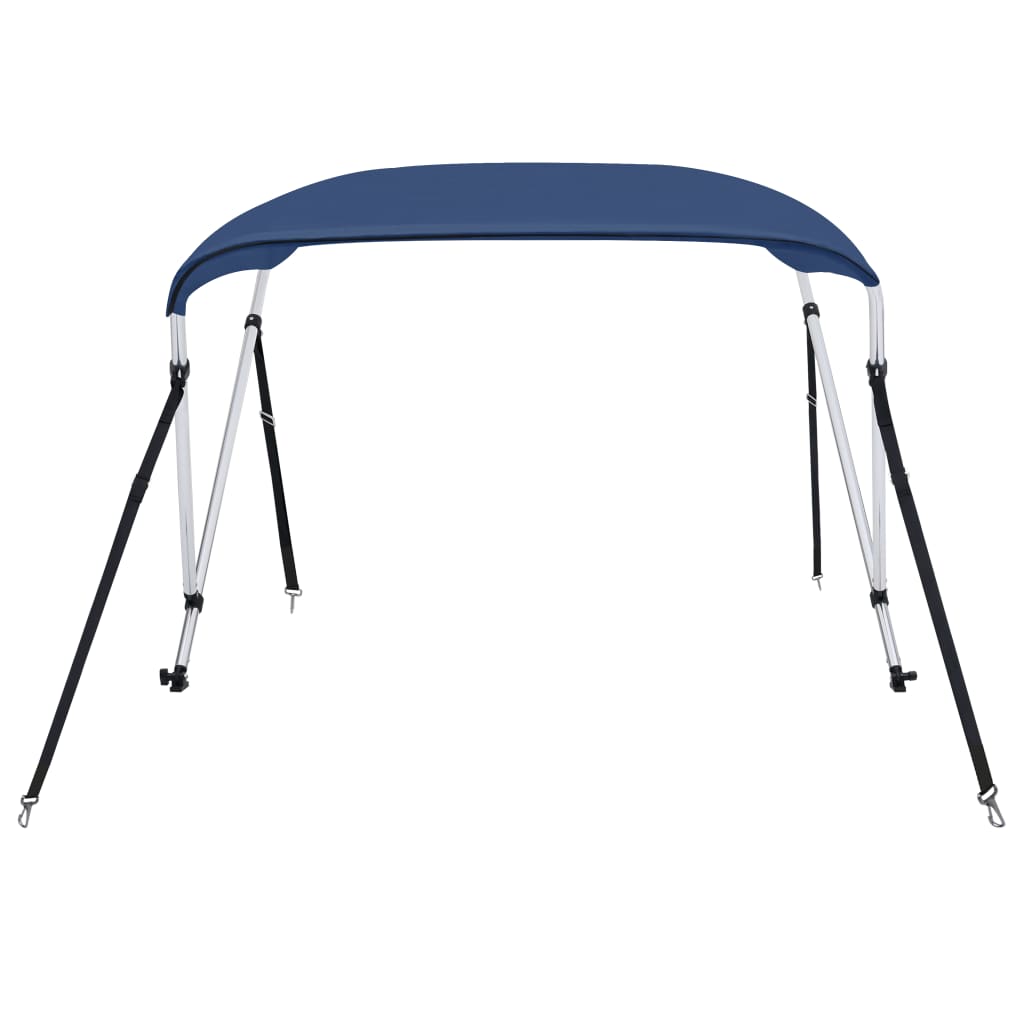 Parasolar barcă Bimini cu 2 arcuri, bleumarin, 150x120x110 cm