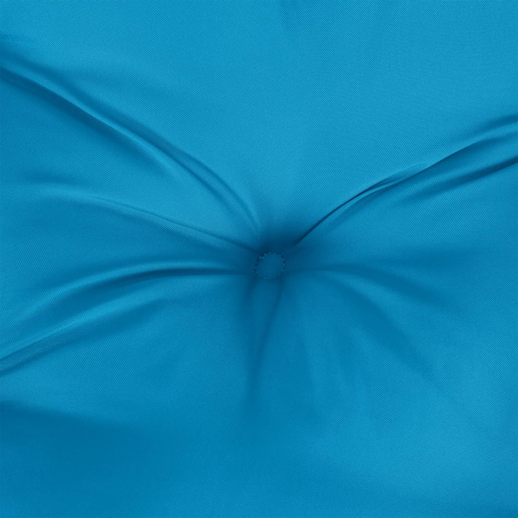 Pernă de paleți, albastru, 60x60x12 cm, material textil