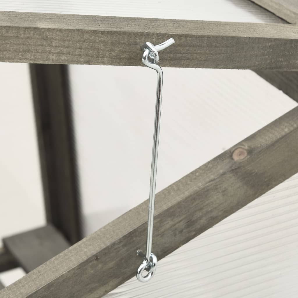 Seră, 60 x 45 x 100 cm, lemn de brad