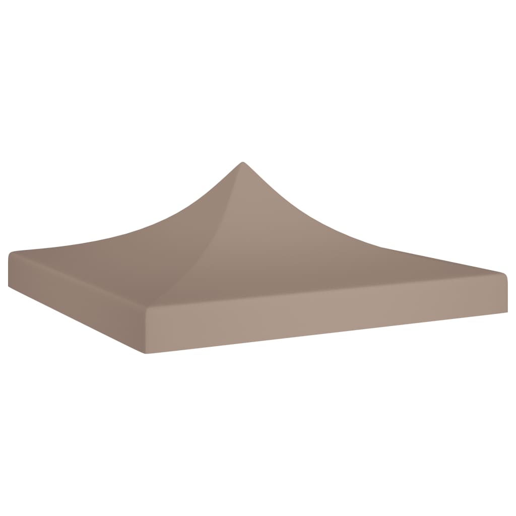 Acoperiș pentru cort de petrecere, gri taupe, 3x3 m, 270 g/m²