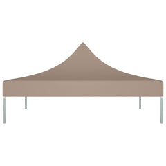 Acoperiș pentru cort de petrecere, gri taupe, 3x3 m, 270 g/m²