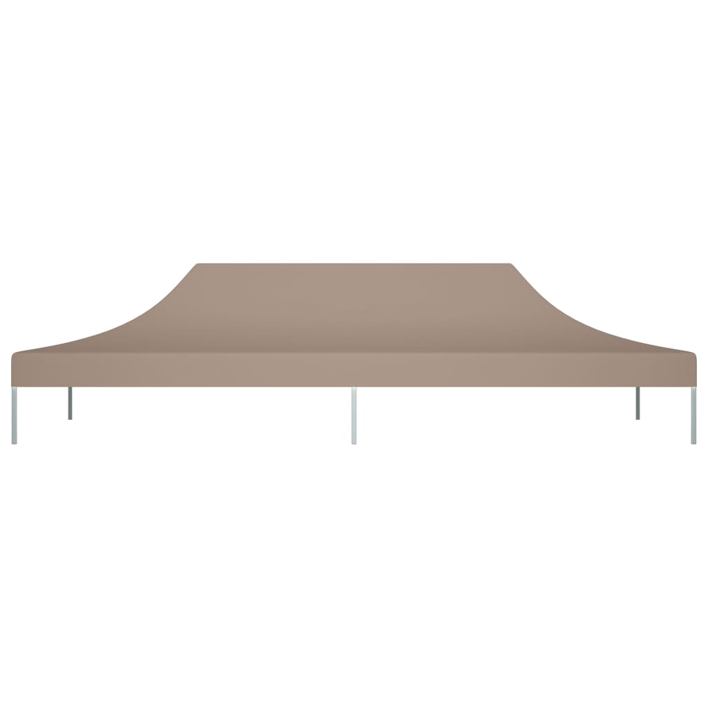 Acoperiș pentru cort de petrecere, gri taupe, 6 x 3 m, 270 g/m²