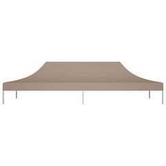 Acoperiș pentru cort de petrecere, gri taupe, 6 x 3 m, 270 g/m²