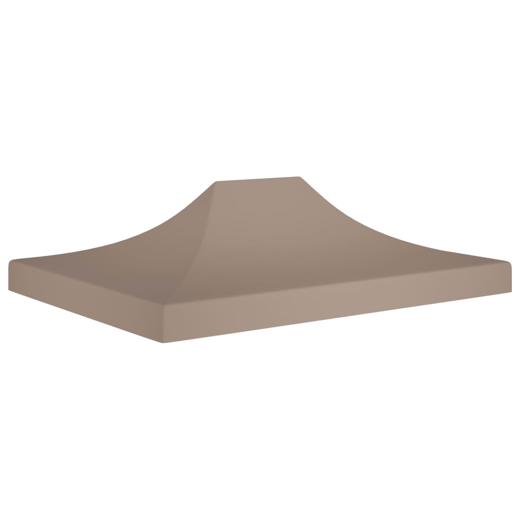 Acoperiș pentru cort de petrecere, gri taupe, 4 x 3 m, 270 g/m²