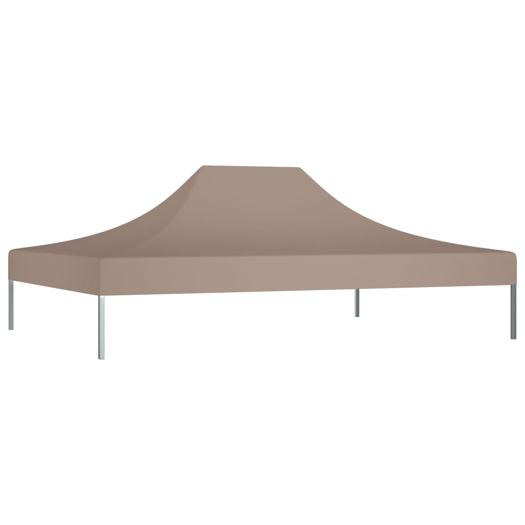 Acoperiș pentru cort de petrecere, gri taupe, 4 x 3 m, 270 g/m²