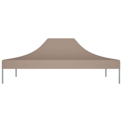 Acoperiș pentru cort de petrecere, gri taupe, 4 x 3 m, 270 g/m²