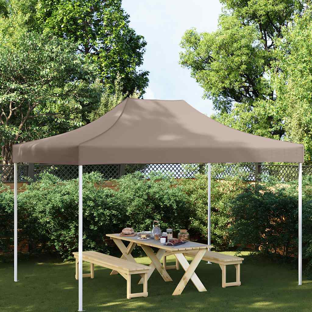 Acoperiș pentru cort de petrecere, gri taupe, 4 x 3 m, 270 g/m²