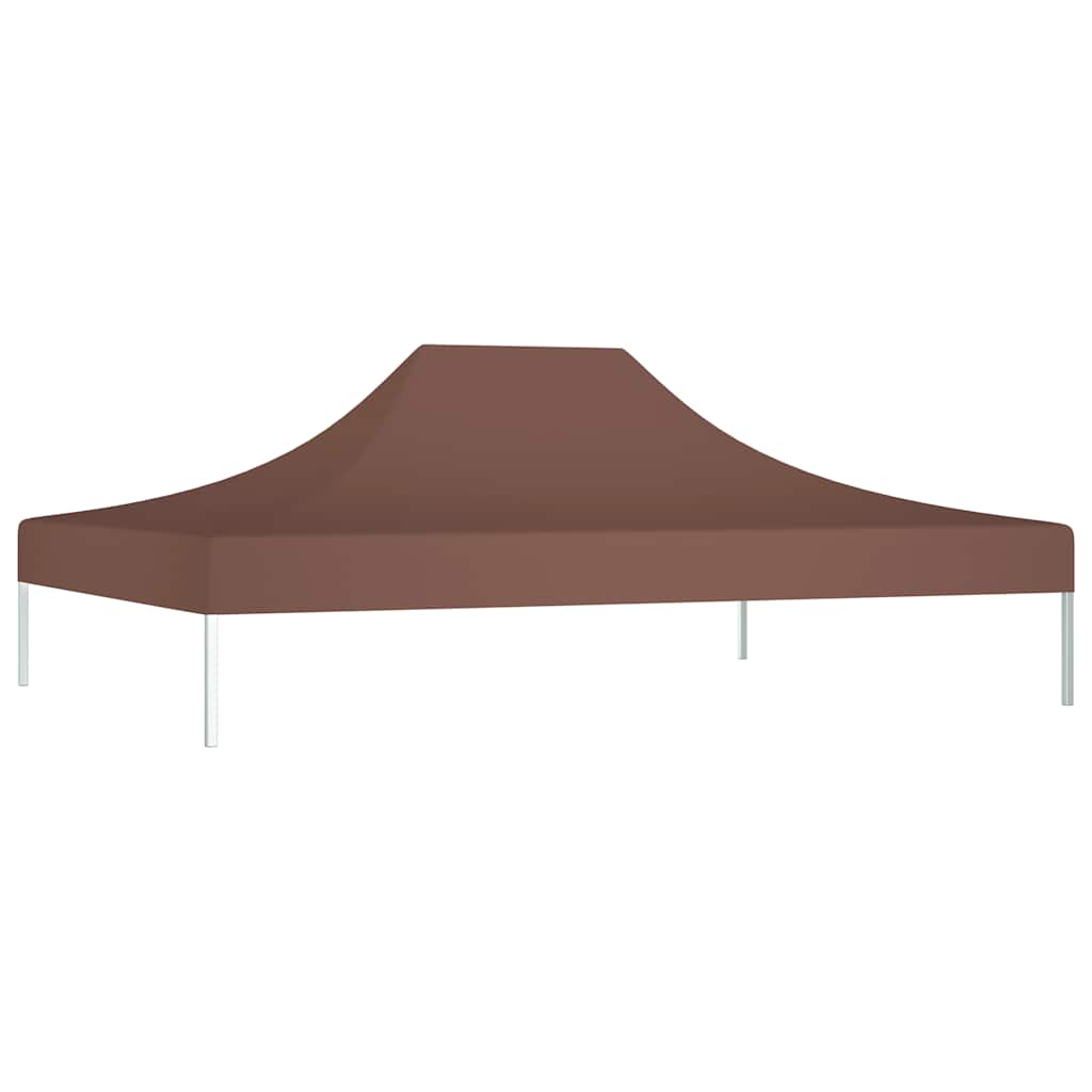 Acoperiș pentru cort de petrecere, maro, 4 x 3 m, 270 g/m²