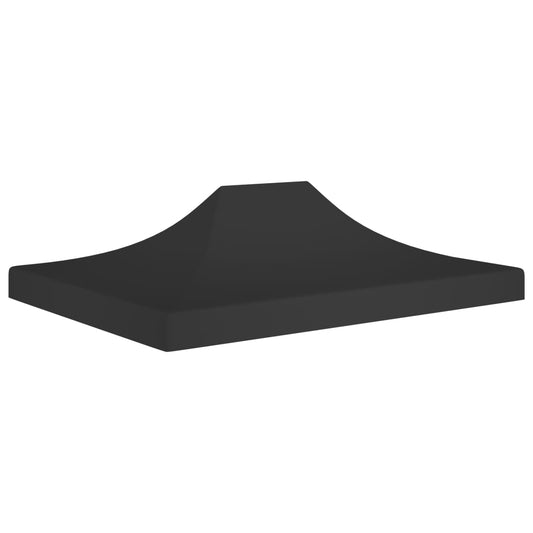 Acoperiș pentru cort de petrecere, negru, 4 x 3 m, 270 g/m²