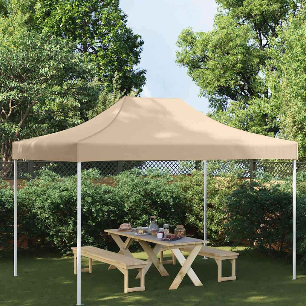 Acoperiș pentru cort de petrecere, bej, 4,5 x 3 m, 270 g/m²