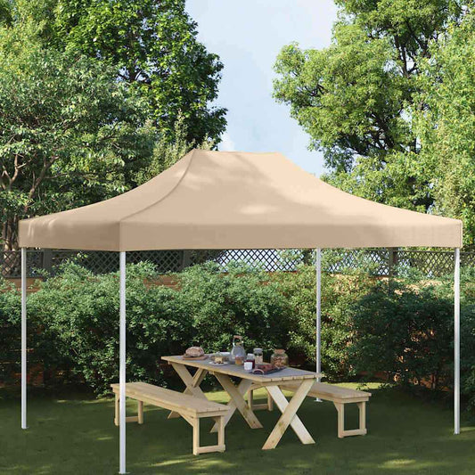 Acoperiș pentru cort de petrecere, bej, 4,5 x 3 m, 270 g/m²