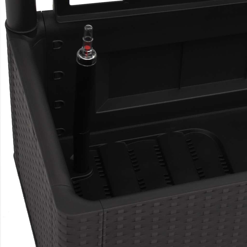 Strat înălțat grădină cu spalier&sistem automat udare antracit