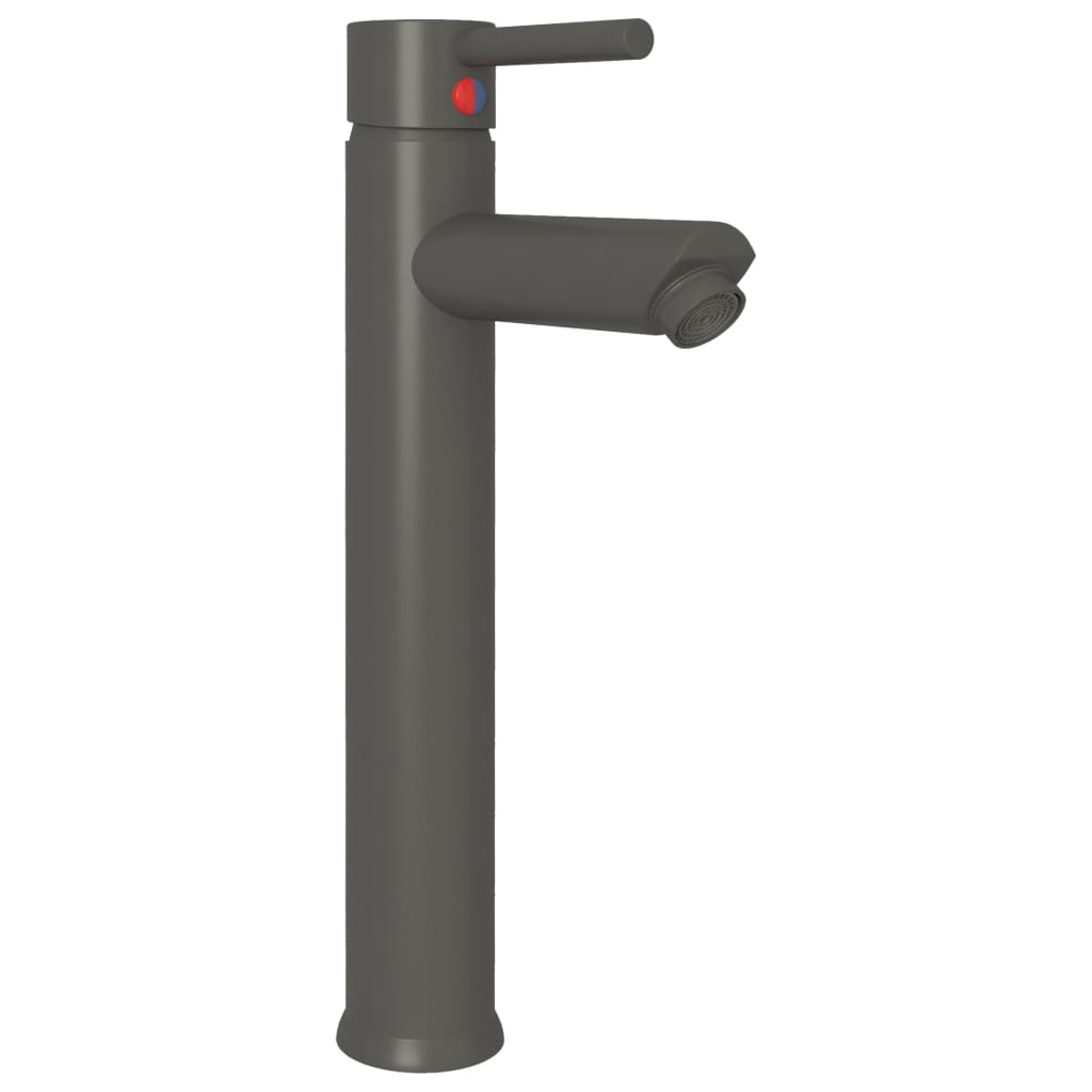 Baterie mixer de baie, gri, 12x30 cm