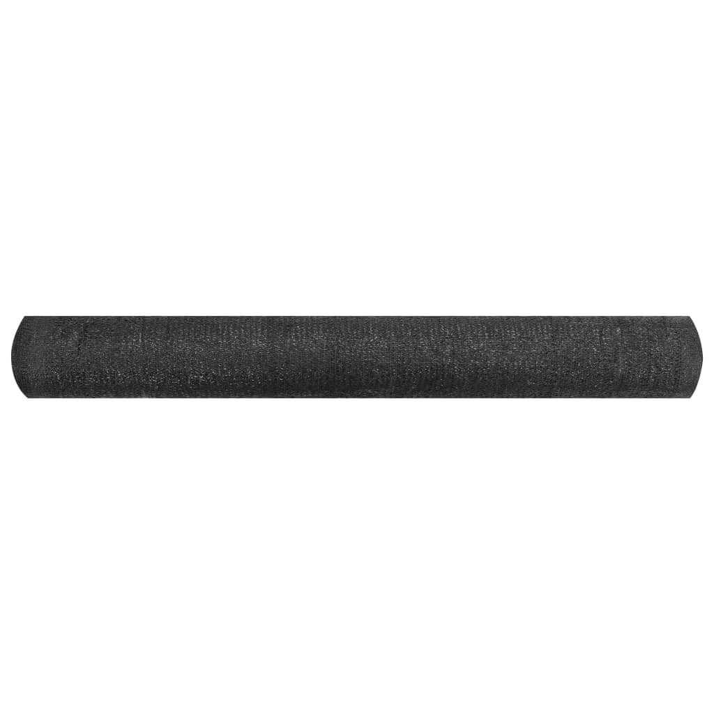 Plasă protecție intimitate, negru, 1,8x50 m, HDPE, 150 g/m²