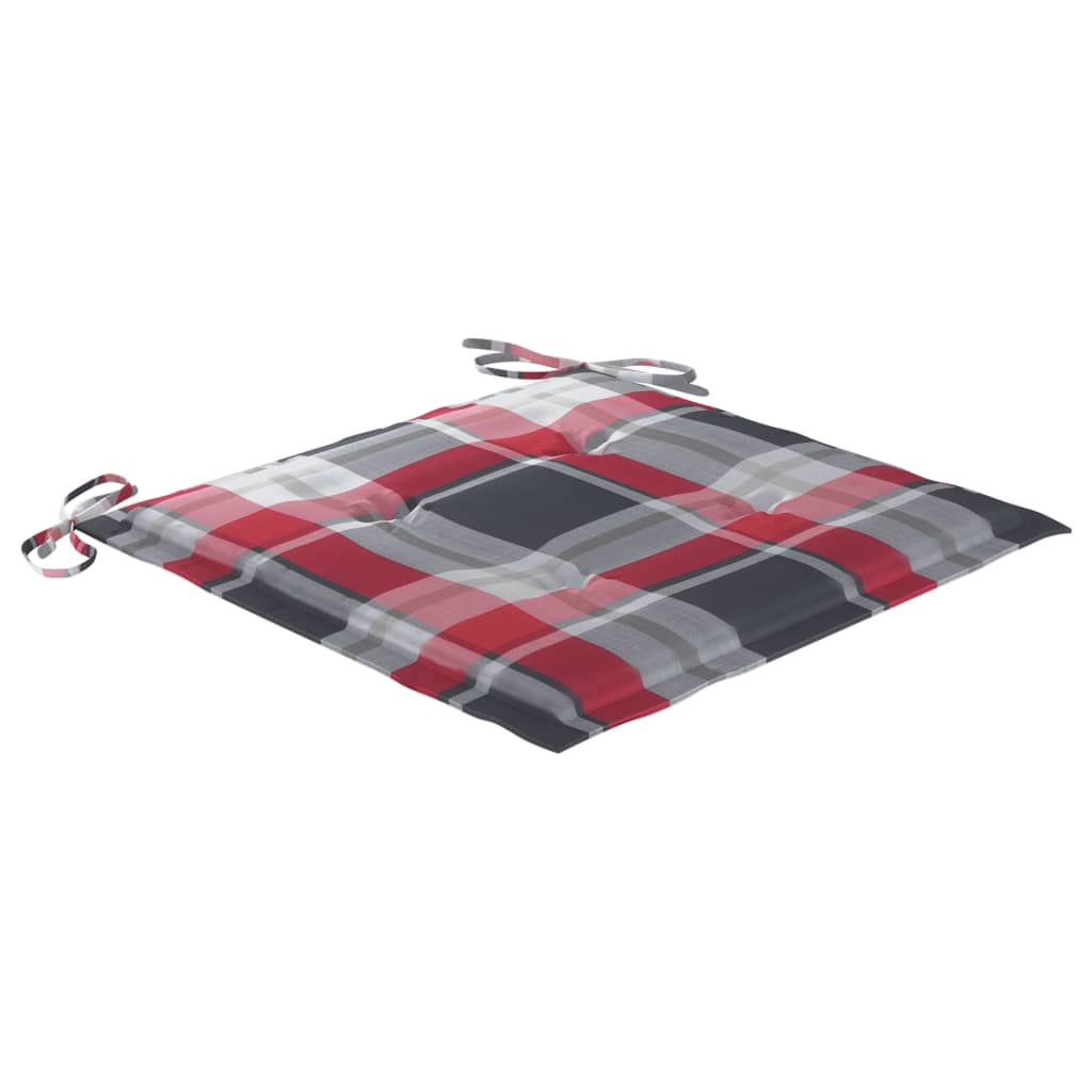 Scaune pliabile de exterior cu perne, 2 buc., lemn masiv acacia