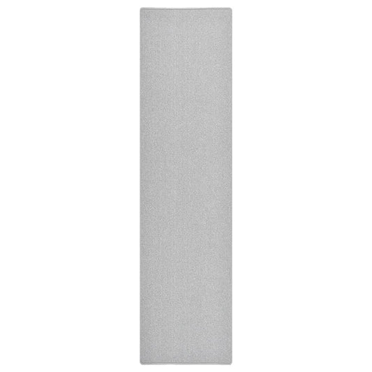 Covor traversă, gri deschis, 80x300 cm