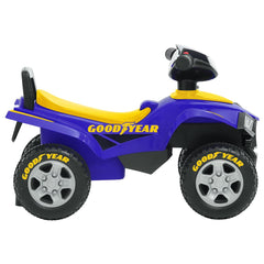 ATV ride-on pentru copii Good Year, albastru