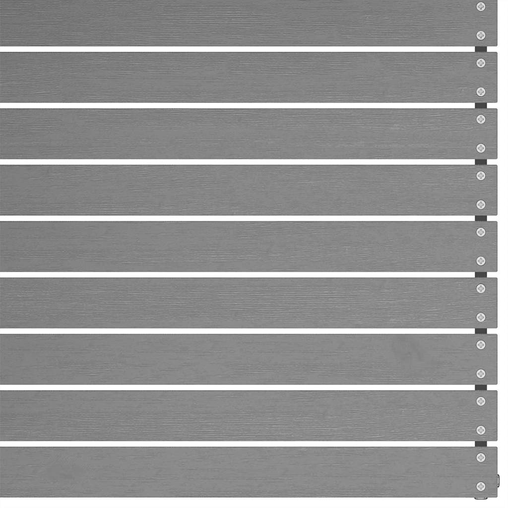 Canapea de grădină cu 2 locuri, cu perne, gri, lemn masiv pin