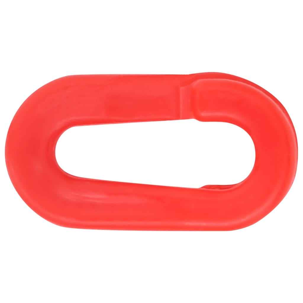 Set stâlp semnalizare trafic, cu lanț din plastic de 10 m