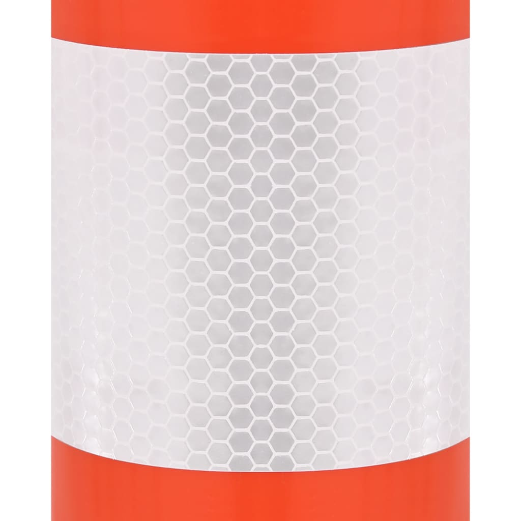 Bornă de control trafic, 10 buc., 75 cm, PE