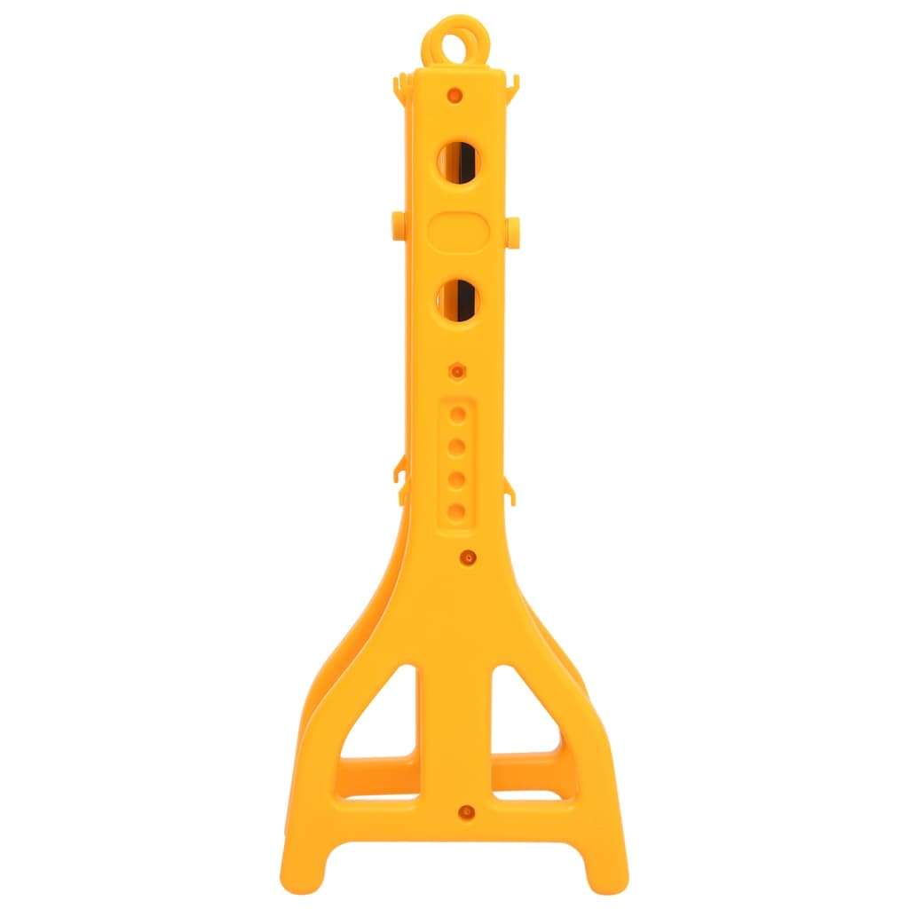 Bariera de trafic pliabilă, galben și negru, 250x38x96 cm