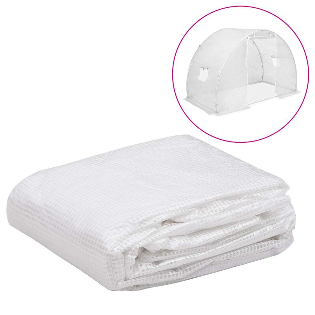 Copertină rezervă pentru seră (4,5 m²), transparent, 3x1,5x2 m